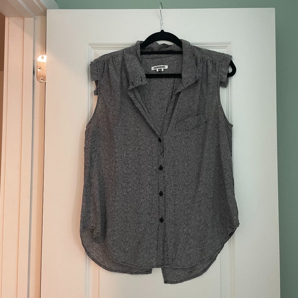 Quiksilver Silk Blouse Women's Medium